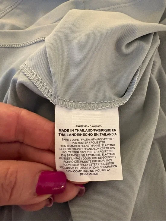 NWT Nike Golf Dry Fit Preppy Sporty Athletic Skort SZ L - Picture 8 of 8